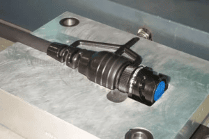Strain Relief in Mold Image